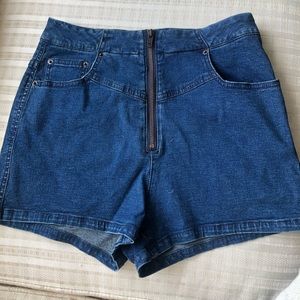 BDG High Waisted Denim Shorts